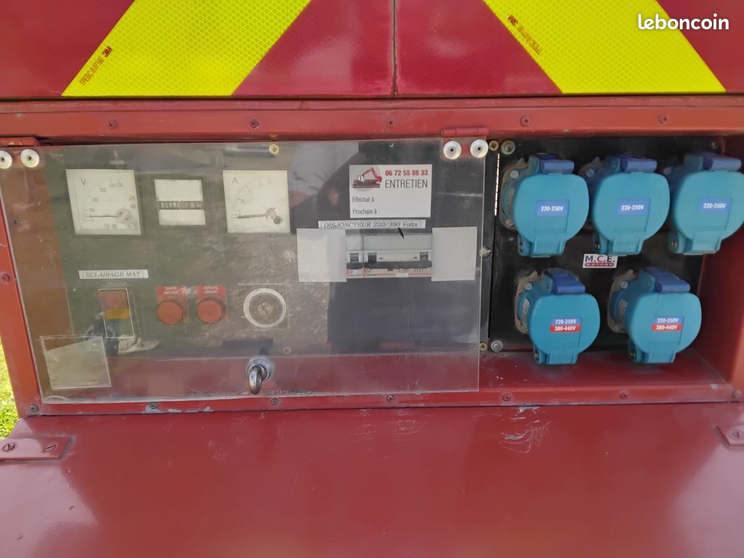 Remorque Groupe électrogène / Tour d'éclairage 15 KVA (image 2)