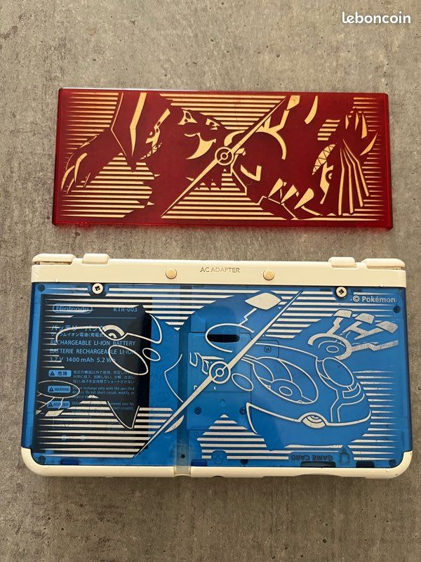 New 3DS cover plate rare Pokemon Rubis Saphir Consoles