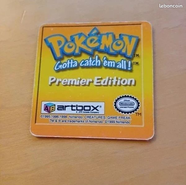 Carte lenticulaire Pokemon Goota catch'em all Artbox Premier edition - 15 - Graveler/Geodude (image 2)