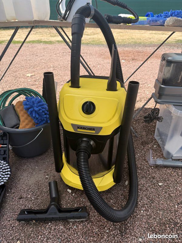 Lot complet matériel detailing / nettoyage auto – aspirateur Kärcher + compresseur + shampouineuse (image 10)