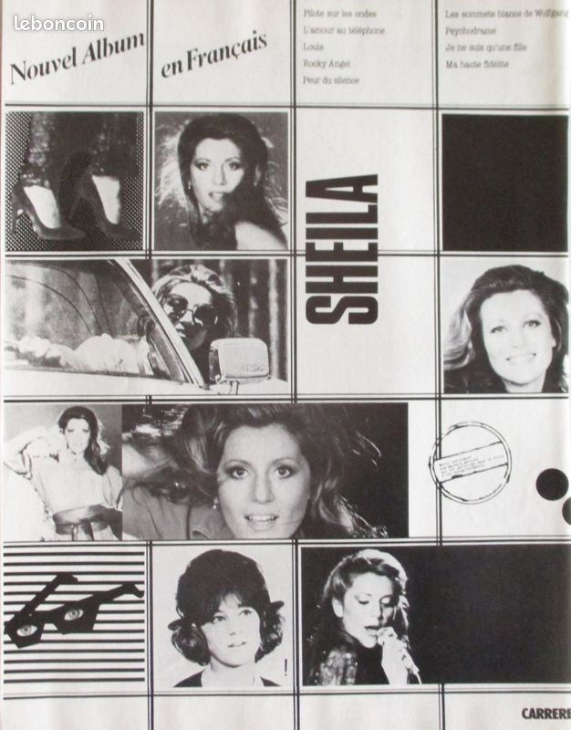 SHEILA publicité presse 1980 (image 1)