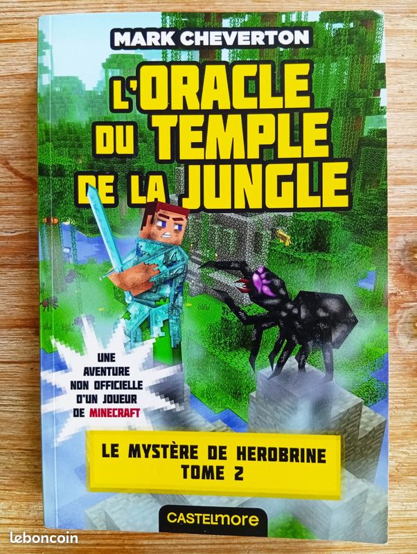 Lot des 3 tomes "Le mystère de Herobrine, une aventure non officielle d'un joueur de Minecraft", Mark Cheverton, 10 ans et + (image 4)