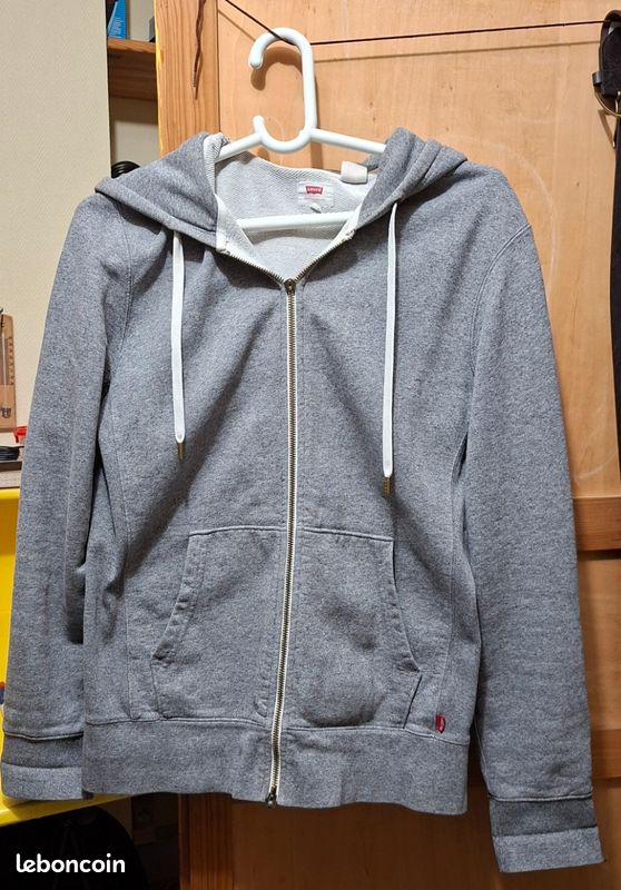 Sweat zippé homme gris XL TEX à Prix
