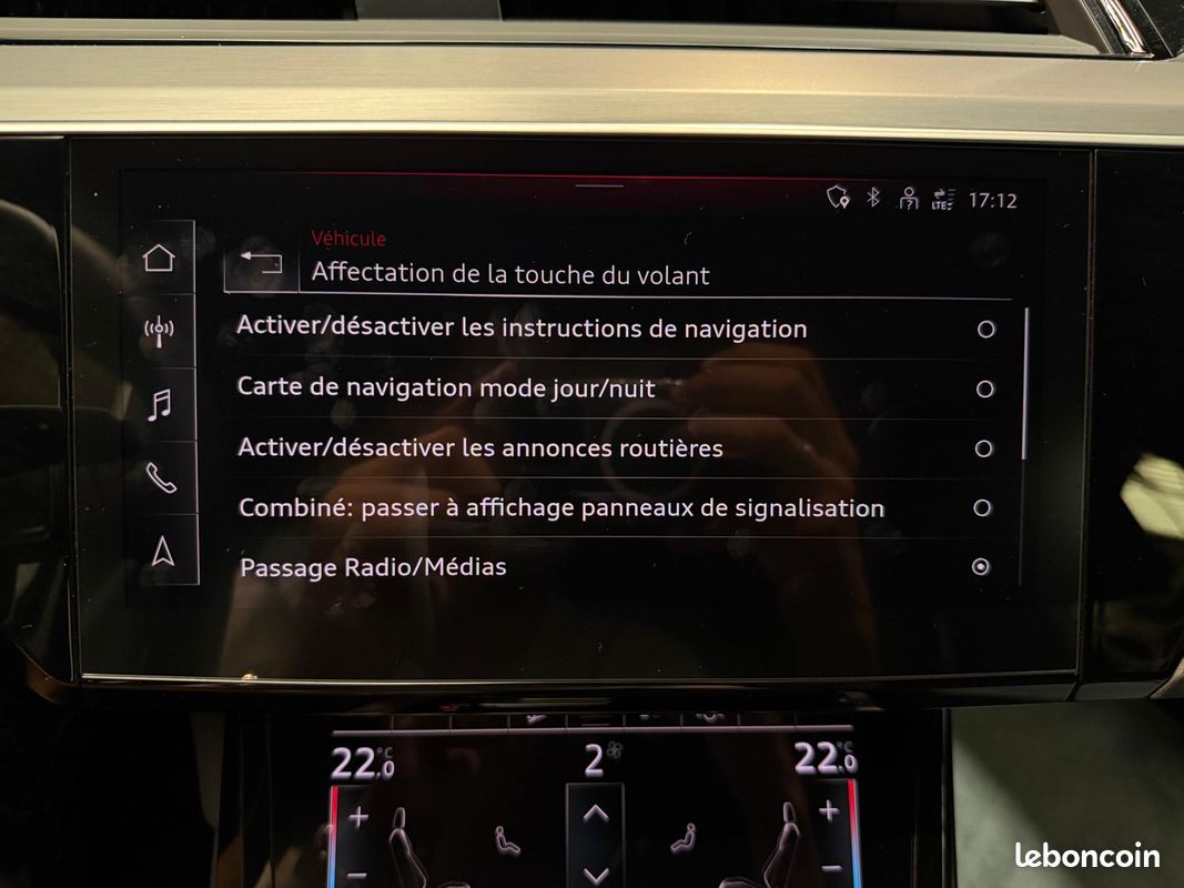 AUDI E-TRON 55 114KWH QUATTRO S LINE SIÈGES ÉLECTRIQUES CHAUFFANTS RÉGULATEUR ADAPTATIF CAMÉRa 360 (image 26)