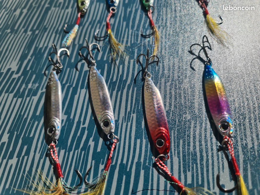8 Leurres De Pêche HENGJIA – Gabarits Plomb/métal Pour Jigging Eau Salée Et Douce