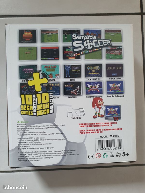 Jeu Sega MegaDrive Ultimate Soccer Sans Notice PAL Jeu Sega MegaDrive Ultimate Soccer Sans Notice PAL