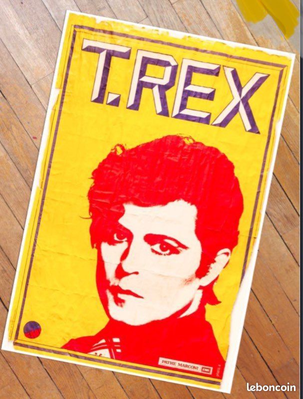 Affiche T-REX glamour rock inédite (image 1)