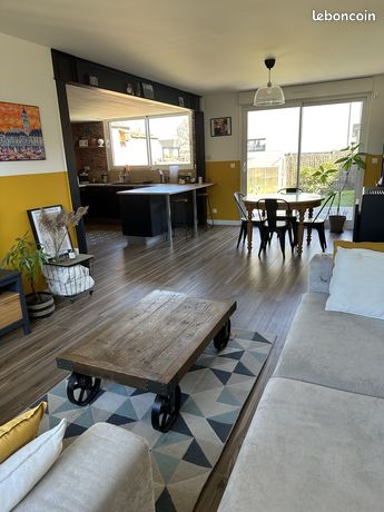 Maison mitoyenne 90m² avec jardins et garage