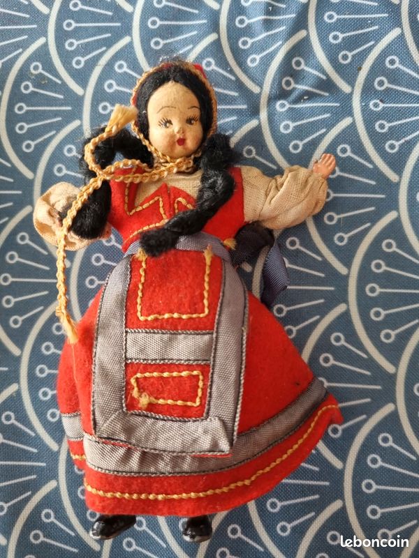 Poupée Ancienne Simon & Halbig Porcelaine, 18 Cm, Allemagne, Années 1900, Dans Coffret