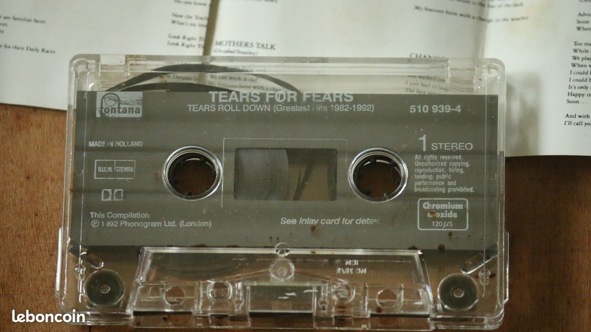 Cassette audio Tears for fears (image 2)