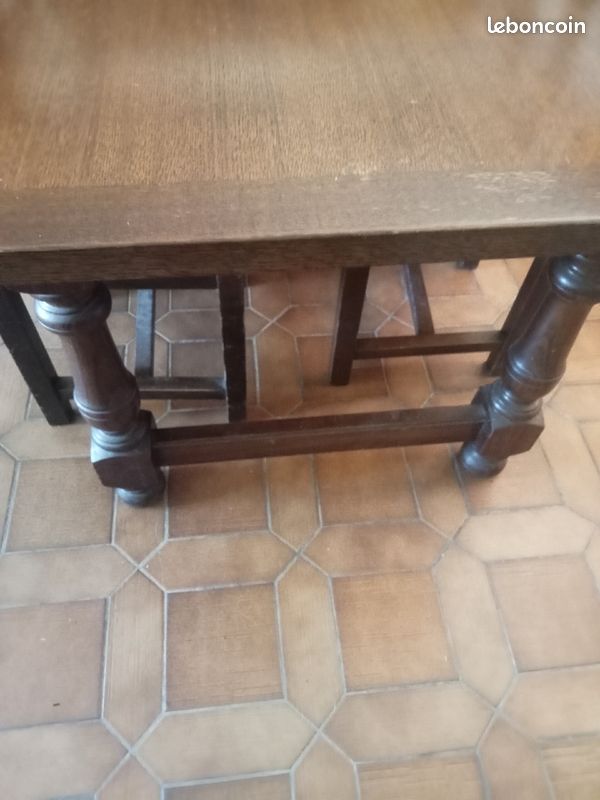 Table en chaîne avec 6 chaises (image 2)