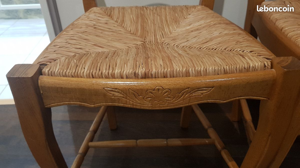 Urgent. 4 chaises en hêtres (image 4)