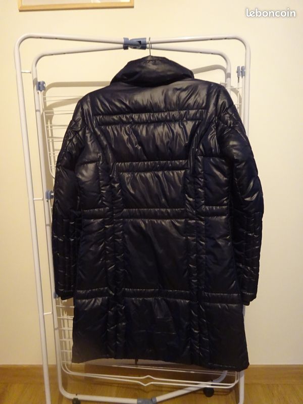 Parka femme chaude bleu marine (image 2)
