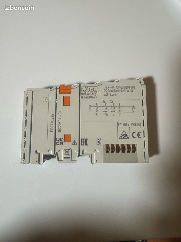 1 Pièce WAGO 750-600 #YY D'occasion - Borne De Raccordement électrique, Fonctionnelle Mais Usée