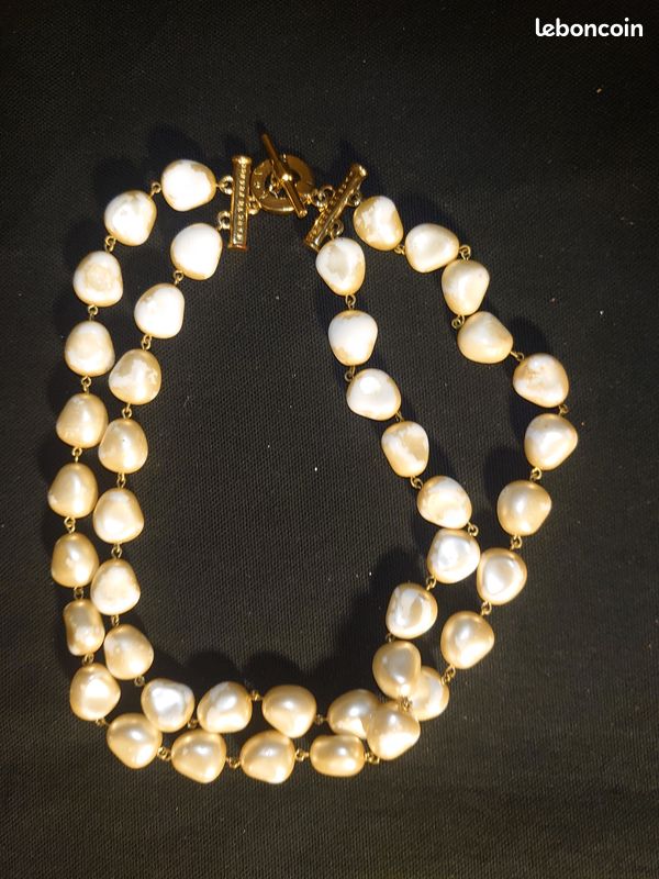 Chaîne De Pull Perle Rétro Bijoux Costume Collier Perles Fantaisie