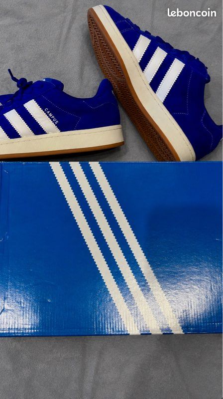 Sneakers / chaussure / basket Adidas campus 44,5 bleu marine presque jamais mise Y2K streetwear (image 8)