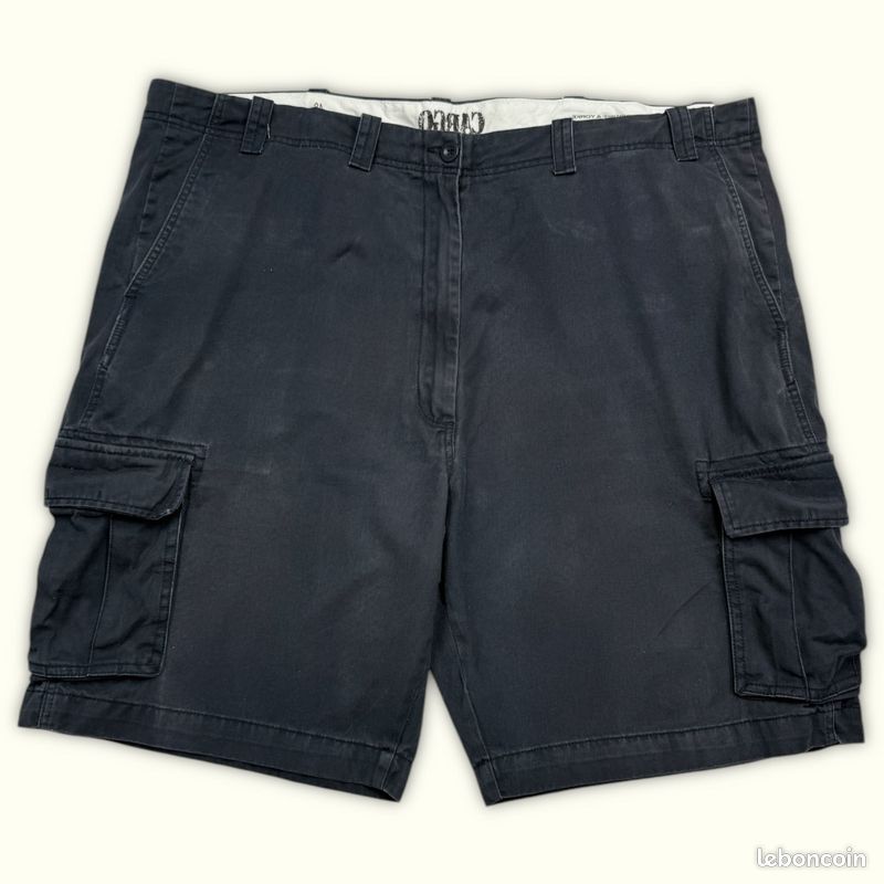 Shorts Homme Roundtree & Yorke W48 Noir Coton Traces d'usure visibles Regular (image 1)
