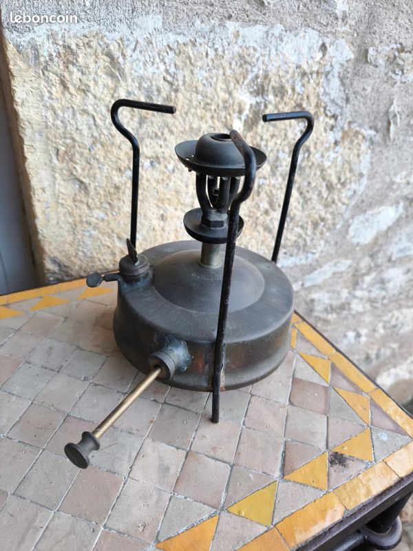 Réchaud à Pétrole EME – Outil Ancien Français, Rare, Vintage, Fonctionnel