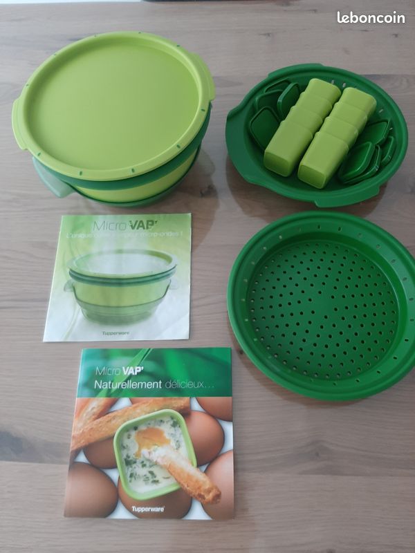 Cuiseur vapeur MicroVap + Livre recettes "Tupperware" - Arts de la table