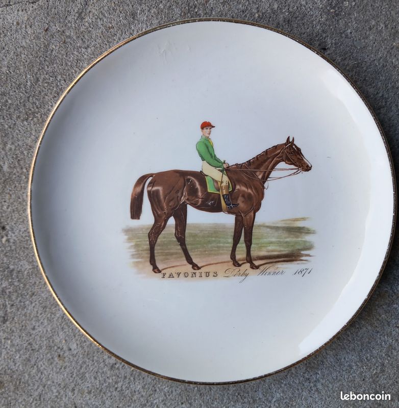 Lot assiettes Derby Winner (image 1)