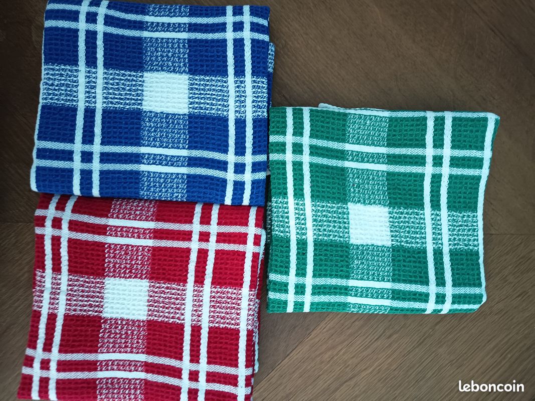 Lot de 3 torchons (image 1)