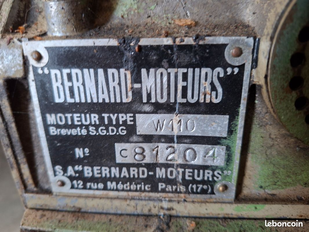 Moteur bernard w110 (image 3)