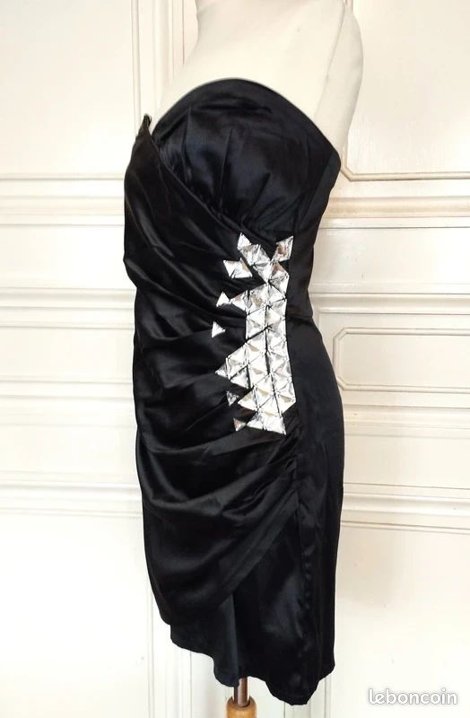 Blooberries Robe Soirée Fêtes Bustier Cocktail T L/XL (image 4)