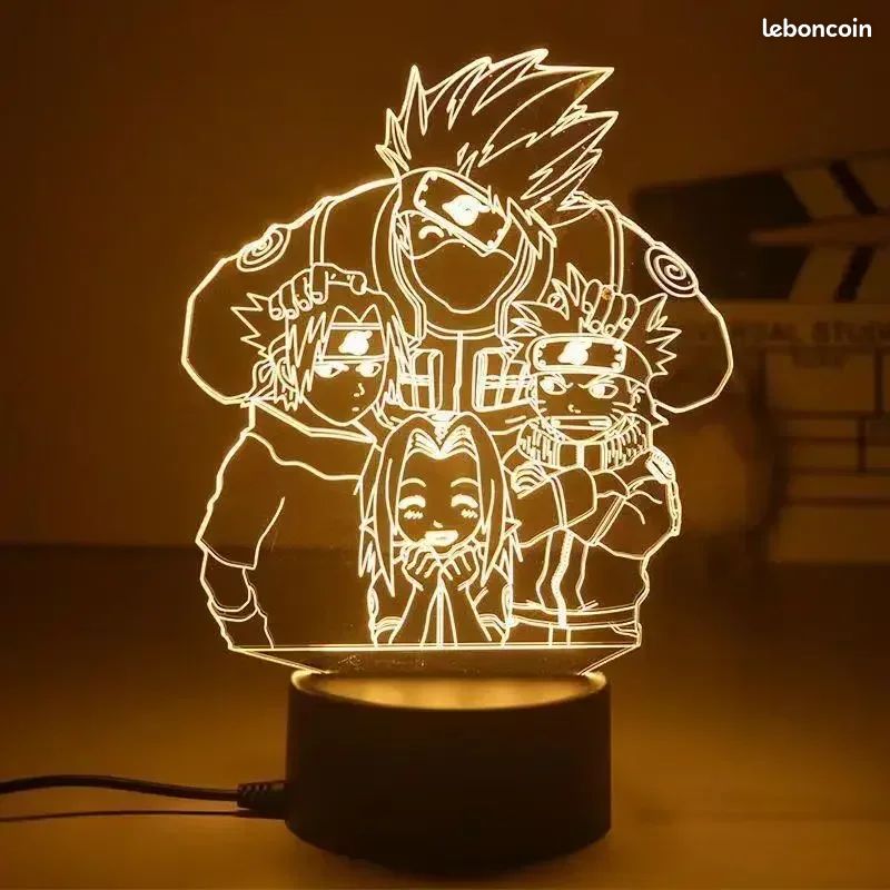 Lampe de Chambre Veilleuse Naruto Manga 18cm (image 4)
