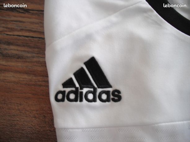Maillot de foot + short blanc adidas (image 5)