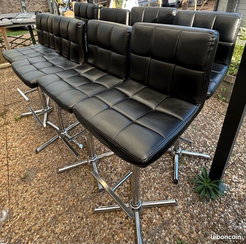 8 chaises de bar (image 1)
