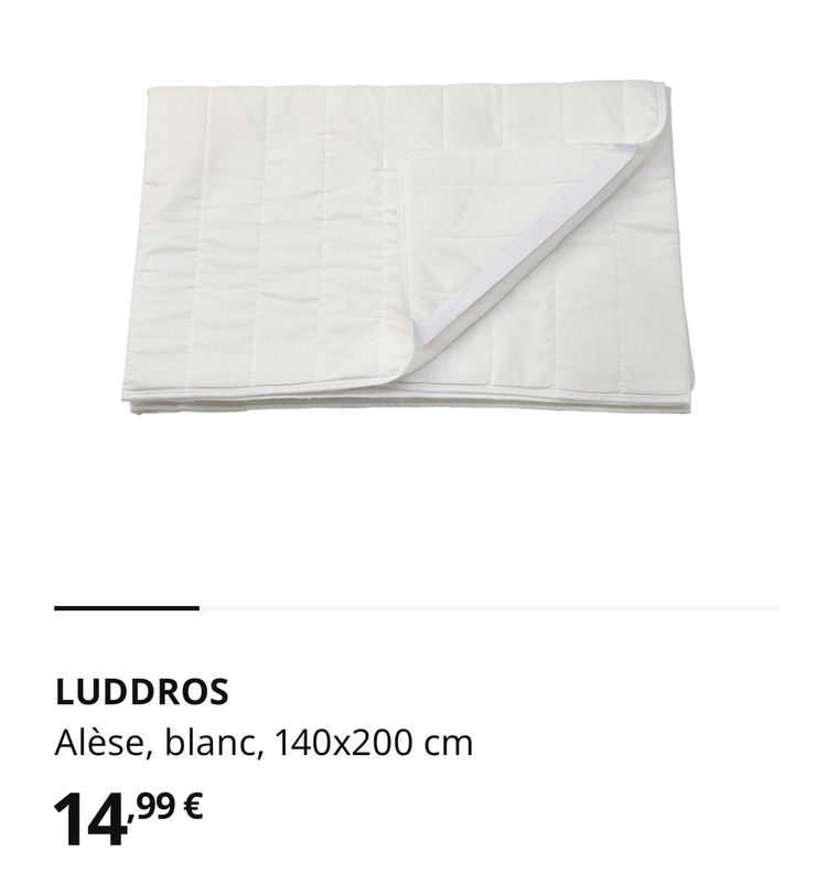LUDDROS Alèse, 90x200 cm - IKEA