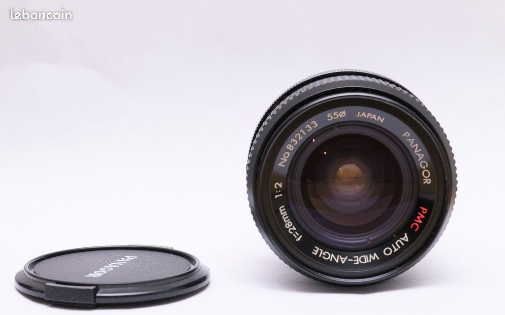 Objectif Panagor Kiron 28mm f/2 – Monture Pentax K (PK) option