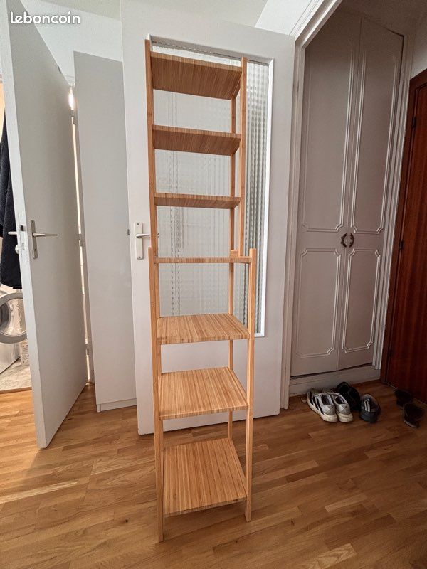 Meuble salle de bain IKEA en bois (image 2)