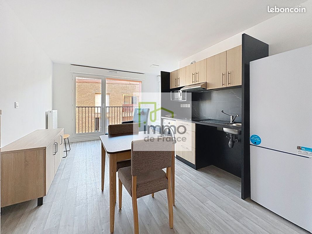 Appartement 1 pièce 29 m² · à Saint-André-lez-Lille · 29 m² · 616 €/mois
