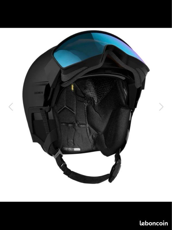 Casque visière Salomon Driver Prime Sigma Photo Mips Black Sky Blue - L (image 17)