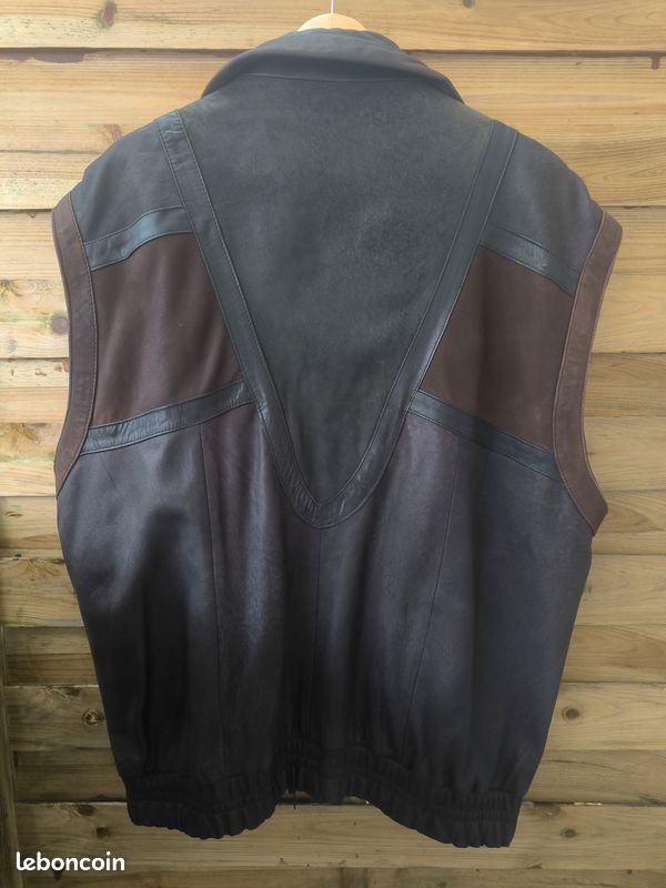 Blouson cuir ancien (image 3)