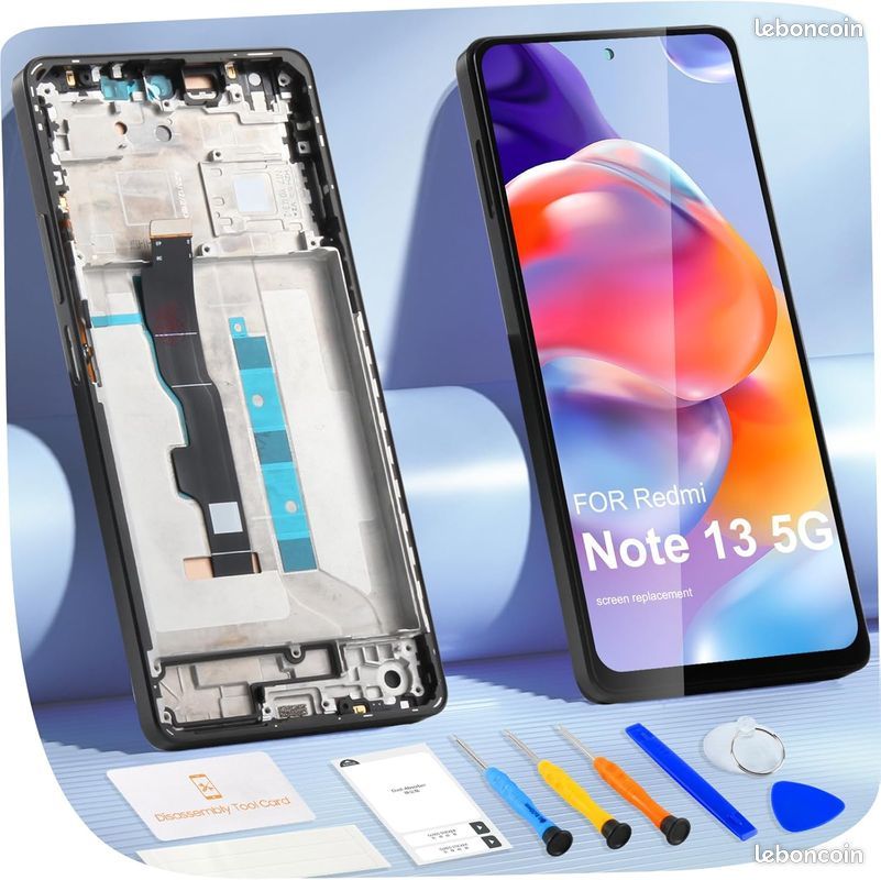 Original Ecran LCD Et Vitre Tactile Complet Vert Pour Xiaomi Redmi Note 13 Pro 4g