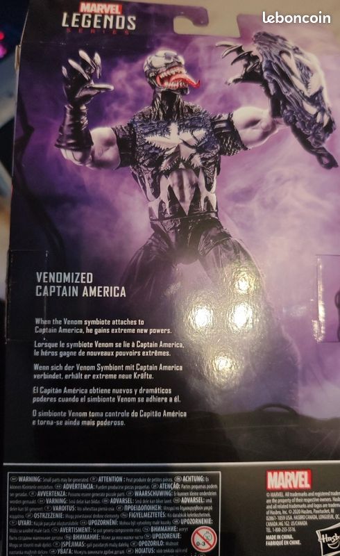 Figurine Marvel Legends Venomized Captain America