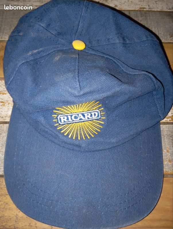 Casquette Ricard STAFF – Bleu marine et jaune – Collection (image 1)