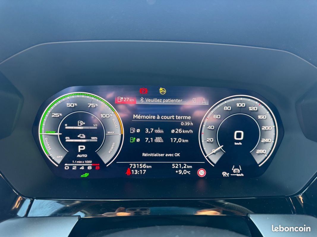 AUDI A3 SPORTBACK S-LINE COMPETITION 45 TFSI E 245 ch S TRONIC 6 / MATRIX LED ATTELAGE SIEGES CHAUFFANTS (image 7)