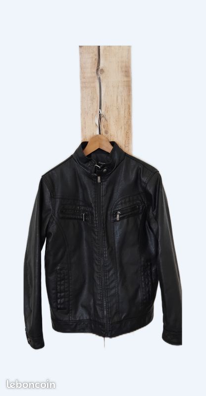 Veste simili cuir vintage (image 1)