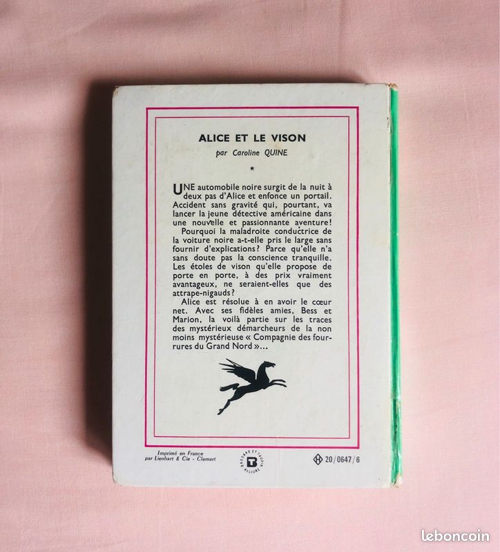 Livres vintages bibliothèque verte Alice par Caroline Quine (image 2)
