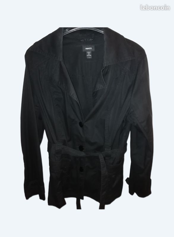 Veste légère noire H&M taille 48 (image 1)