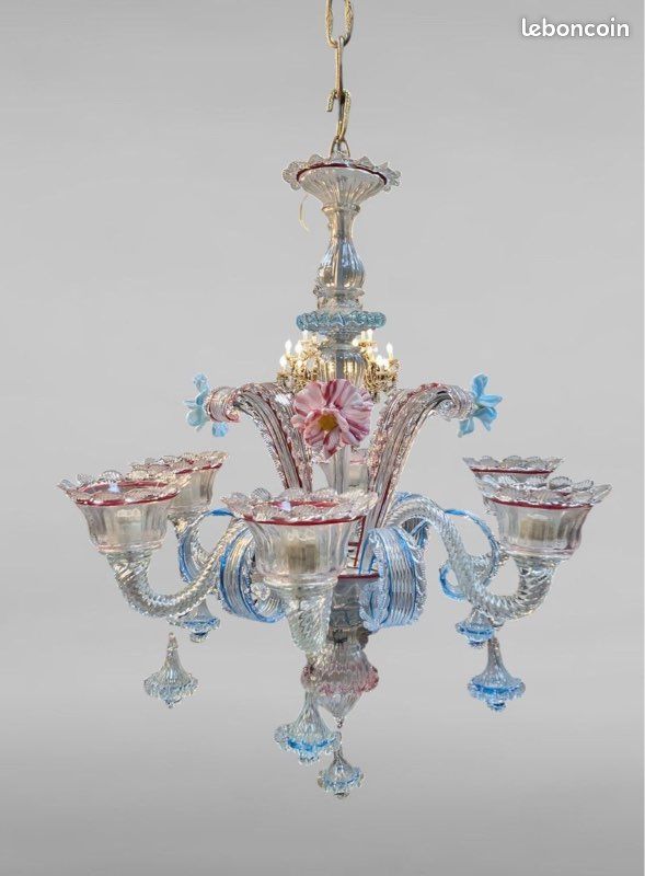 Lustre en verre de Murano (image 1)