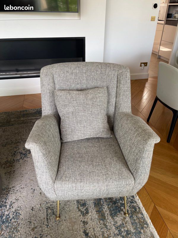 2 fauteuils de salon faits sur mesure (image 1)
