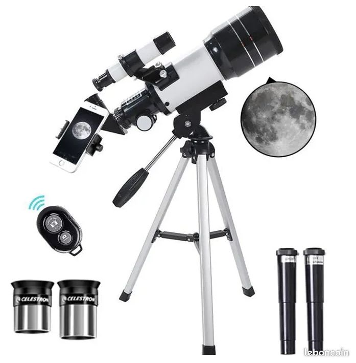 Télescope astronomique pour enfants F40070M télescope monoculaire avec trépied (image 1)