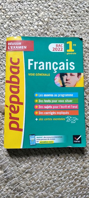 Livre bac français (image 1)