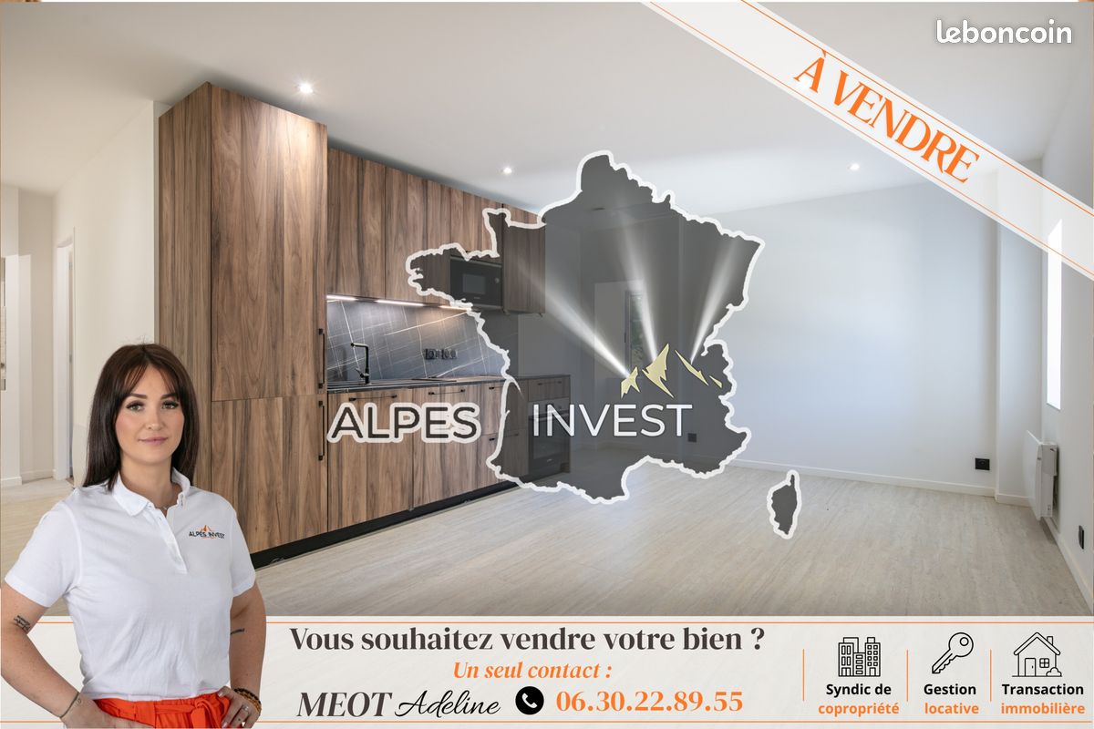 Appartement 2 pièces 48 m² · à Pontcharra · 48 m² · 180 000 €