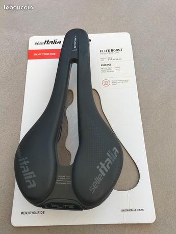 SELLE SELLE ITALIA Flite Genuine Gel Cuir Ti 316 Bleu Neuf Dans La