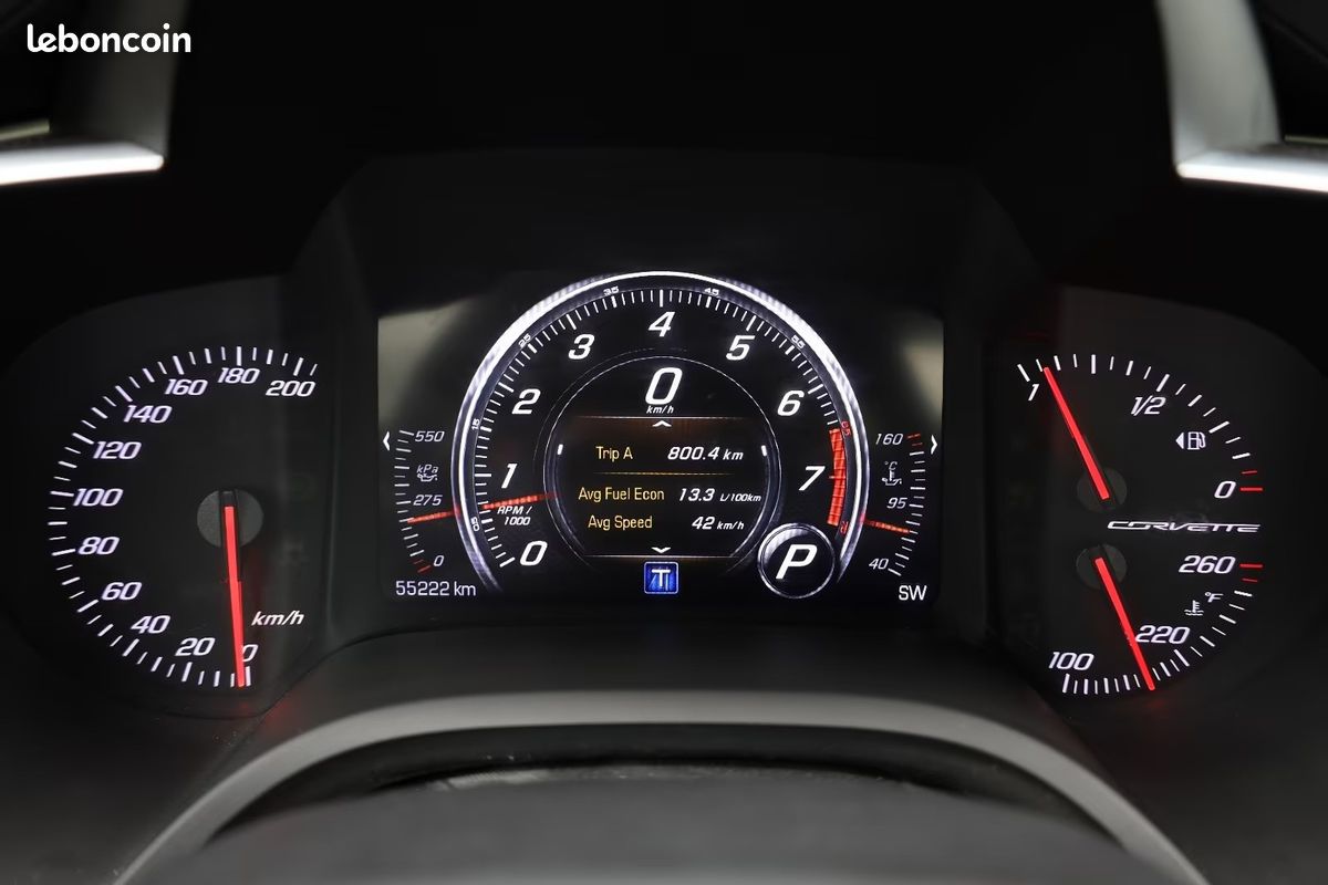 CHEVROLET CORVETTE C7 Grand Sport 2LT 6.2 V8 466 ch BVA8 – HUD – Bose – Toit carbone (image 14)